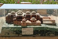 La ville de Selçuk en Anatolie. Maquette de la basilique Saint-Jean (auteur Klaus-Peter Simon). Cliquer pour agrandir l'image.