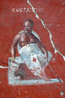 La ville de Selçuk en Anatolie. Fresque de Socrate au Musée d'Éphèse (auteur Adam Jones). Cliquer pour agrandir l'image.