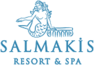 L'hôtel Salmakis à Bodrum en Anatolie. Logo de l'hôtel.