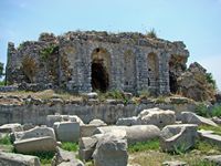 Le site archéologique de Milet en Anatolie. Le nymphée (auteur Francesca Tronchin). Cliquer pour agrandir l'image dans Flickr (nouvel onglet).