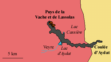 Formation des Puys de la Vache et de Lassolas
