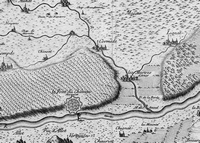 artiere. le bassin de l'Artière vers les Martres d'Artières carte de Lescuyer de la Jonchere . Cliquer pour agrandir l'image.