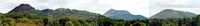 Chaine des Puys. Photo panoramique. Cliquer pour agrandir l'image.