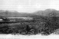 Le château de Montlosier. Vue du domaine. Cliquer pour agrandir l'image.