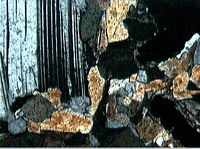 Gabbro. Gabbro en LPA. Cliquer pour agrandir l'image.