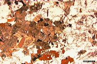 Gabbro. Gabbro en LPNA. Cliquer pour agrandir l'image.