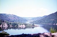 Gorges de la Sioule. Méandre. Cliquer pour agrandir l'image.