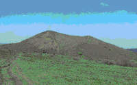 Géologie de Chamalières-Royat. Petit Puy de Dôme. Cliquer pour agrandir l'image.