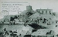 Le Temple de Mercure du Puy de Dôme. Carte postale. Cliquer pour agrandir l'image.