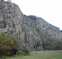 Roche de Sauterre. Convections basaltiques à la Roche de Sauterre. Cliquer pour agrandir l'image.