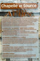 Source Saint-Aubin, Panneau. Cliquer pour agrandir l'image.