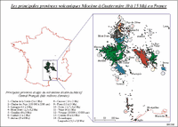 Volcanisme du Massif Central. Cliquer pour agrandir l'image.