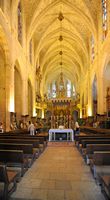 Le couvent franciscain de Palma de Majorque. Église basilique Saint-François. Cliquer pour agrandir l'image dans Adobe Stock (nouvel onglet).