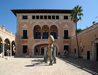 The palace March in Palma - The facade of the palace. Click to enlarge the image in Adobe Stock (new tab).