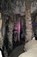 Les Grottes d'Artà à Majorque. La salle de l'Enfer. Cliquer pour agrandir l'image dans Adobe Stock (nouvel onglet).