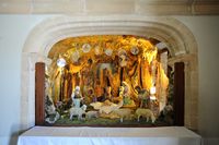 The Sanctuary of Cura de Randa Mallorca - The Nativity of the chapel. Click to enlarge the image in Adobe Stock (new tab).