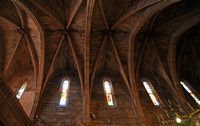 The town of Alcudia in Mallorca - Arch of the Church Saint-Jacques. Click to enlarge the image in Adobe Stock (new tab).