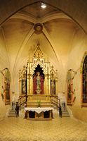 The town of Alcudia in Majorca - The Chapel of the Immaculate Conception of the church of Saint-Jacques. Click to enlarge the image in Adobe Stock (new tab).