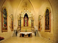La ville d'Alcúdia à Majorque. La chapelle de l'Immaculée Conception de l'église Saint-Jacques. Cliquer pour agrandir l'image dans Adobe Stock (nouvel onglet).