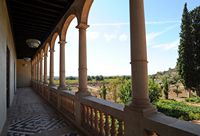La finca Raixa à Majorque. La loggia du manoir. Cliquer pour agrandir l'image dans Adobe Stock (nouvel onglet).