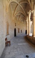 Bellver Castle in Mallorca - Arcades of the floor. Click to enlarge the image in Adobe Stock (new tab).