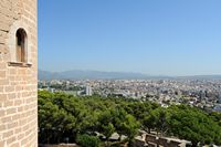 The city of Palma de Mallorca - Palma seen from Bellver Castle. Click to enlarge the image in Adobe Stock (new tab).