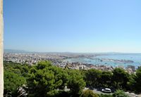 The city of Palma de Mallorca - Palma seen from Bellver Castle. Click to enlarge the image in Adobe Stock (new tab).