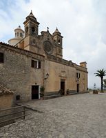 The sanctuary of Bonany Petra Mallorca - Front Sanctuary. Click to enlarge the image in Adobe Stock (new tab).