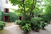 La finca Els Calderers de Sant Joan à Majorque. Patio d'Els Calderers. Cliquer pour agrandir l'image dans Adobe Stock (nouvel onglet).