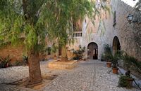 City Santanyi Mallorca - The rectory of the parish church. Click to enlarge the image in Adobe Stock (new tab).