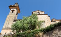 La ville de Valldemossa à Majorque. Église Saint-Bartholomé. Cliquer pour agrandir l'image dans Adobe Stock (nouvel onglet).