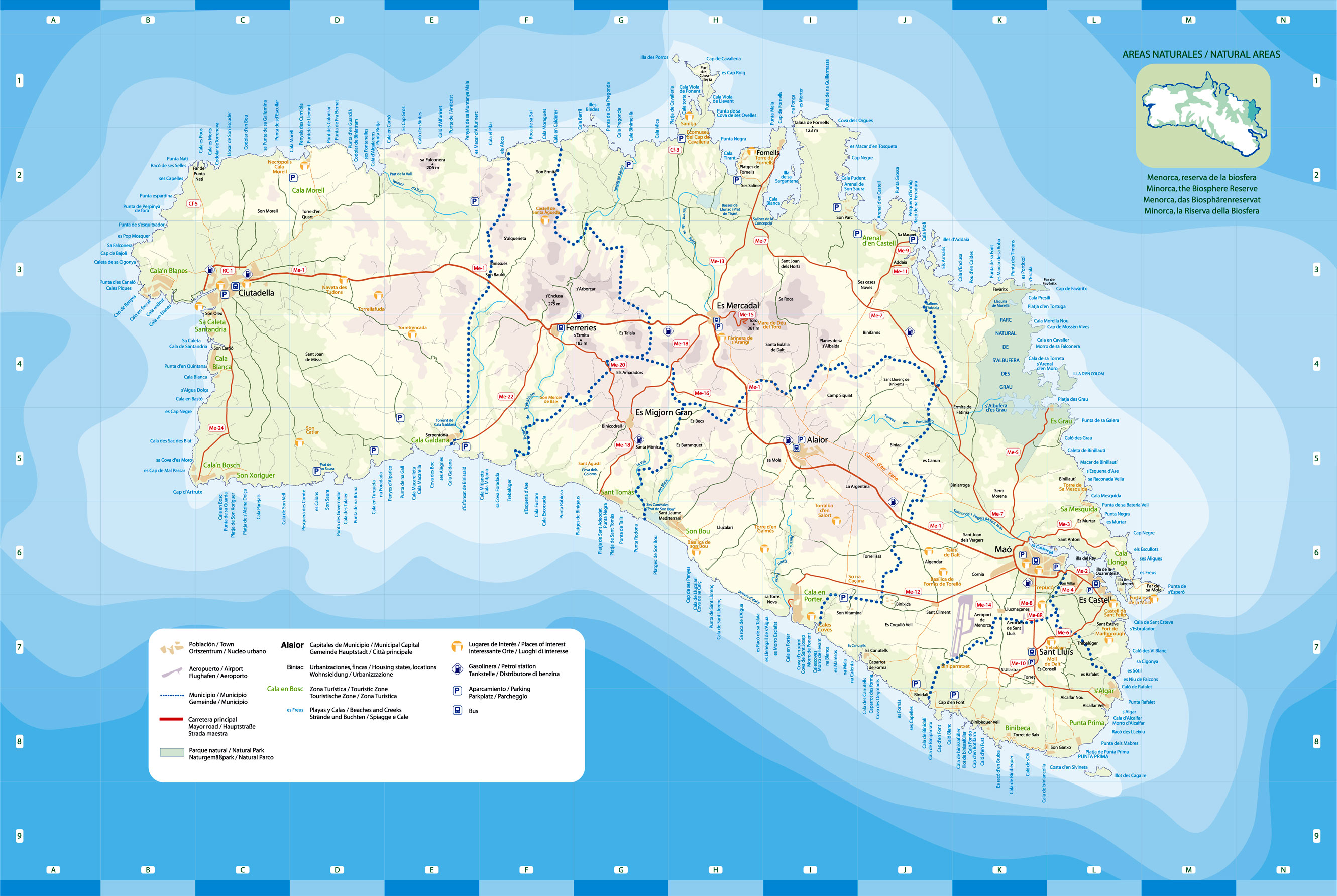 Cliquer sur les zones actives pour atteindre les lieux