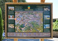 La Chartreuse de Valldemossa à Majorque. Plan de Valldemossa. Cliquer pour agrandir l'image.