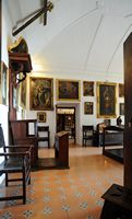 La Chartreuse de Valldemossa à Majorque. Salle des audiences de la Chartreuse. Cliquer pour agrandir l'image.