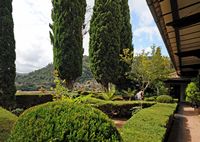 La Chartreuse de Valldemossa à Majorque. Jardin du Prieur de la Chartreuse. Cliquer pour agrandir l'image.