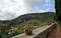 La Chartreuse de Valldemossa à Majorque. Jardin du Prieur de la Chartreuse. Cliquer pour agrandir l'image.