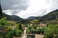 La Chartreuse de Valldemossa à Majorque. Vue depuis la Chartreuse. Cliquer pour agrandir l'image.