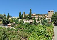 La Chartreuse de Valldemossa à Majorque. Chartreuse. Cliquer pour agrandir l'image.