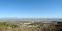 Northern plains of Mallorca seen from the sanctuary Cura. Click to enlarge the image.