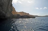 The island of Cabrera in Mallorca - The Blue Grotto. Click to enlarge the image.