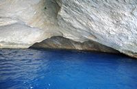 L'île de Cabrera à Majorque. La grotte bleue. Cliquer pour agrandir l'image.