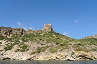 L'île de Cabrera à Majorque. Le château de Cabrera. Cliquer pour agrandir l'image.