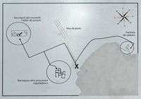 The island of Cabrera in Mallorca - Map archaeological site of its Figueretes. Click to enlarge the image.