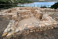 The island of Cabrera in Mallorca - Ruins of the barracks of the French prisoners. Click to enlarge the image.