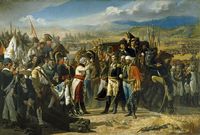 The island of Cabrera in Mallorca - The Surrender of Bailen, painting by José Casado del Alisal, 1864. Click to enlarge the image.