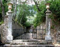 Le monastère de Lluc à Majorque. Font Coberta. Cliquer pour agrandir l'image.