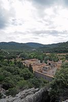 Le monastère de Lluc à Majorque. Monastère de Lluc. Cliquer pour agrandir l'image.