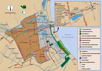 Le Parc naturel de s'Albufera à Majorque. Plan des zones de végétation. Cliquer pour agrandir l'image.