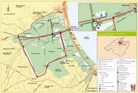 Le Parc naturel de s'Albufera à Majorque. Plan du parc. Cliquer pour agrandir l'image.
