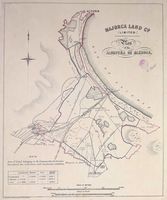 Le Parc naturel de s'Albufera à Majorque. Plan des terres de la Majorca Land Company. Cliquer pour agrandir l'image.